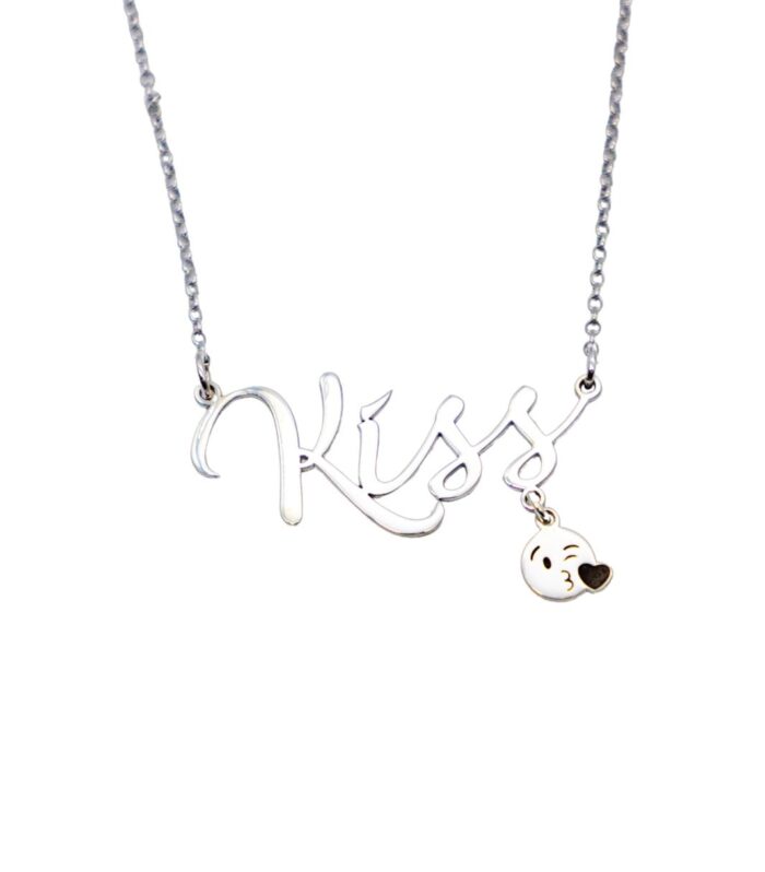 collana kiss + emoticonasd